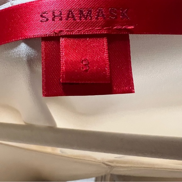 Shamask Silk Crepe De Chine Drawstring Blouse - Picture 3 of 10